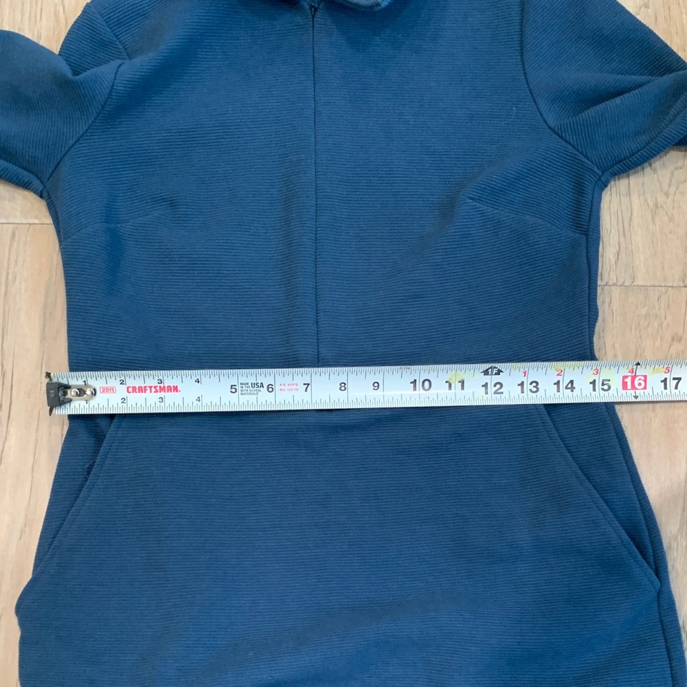 Boden Women's Blue Cam Zip-Up Ottoman Dress Size 2R - Picture 7 of 11